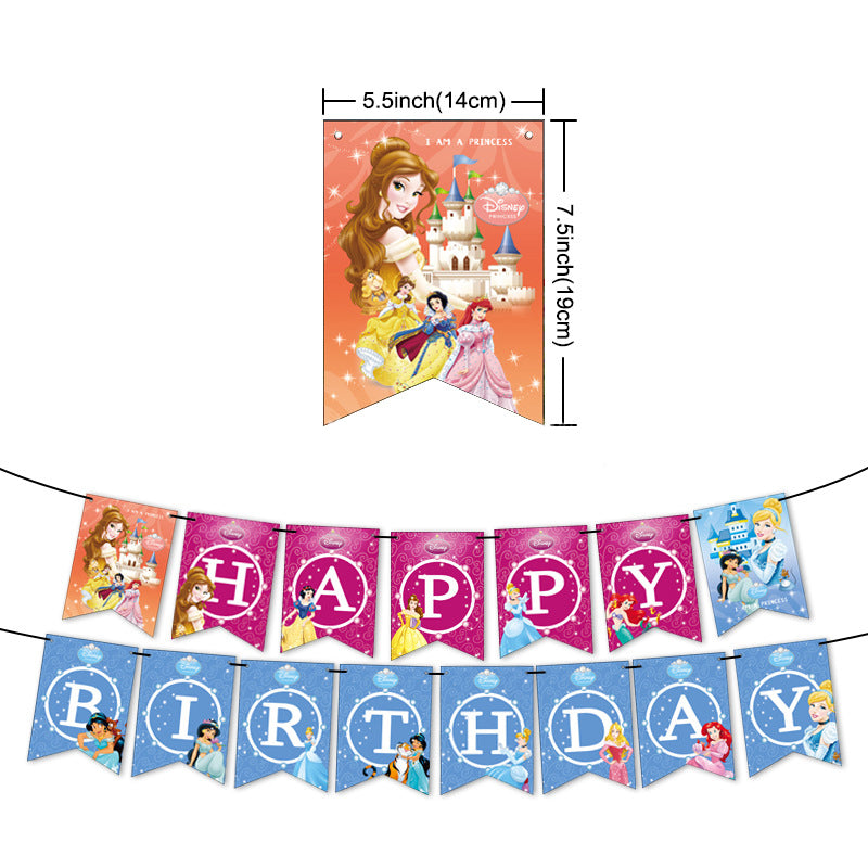 Disney Princess Theme Birthday Decoration Pack