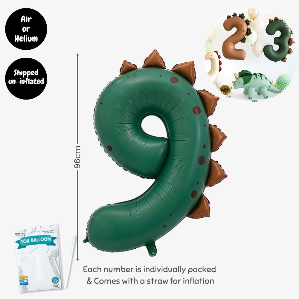 Personalised Dinosaur Theme Birthday Balloon Party Balloon Banner Decoration