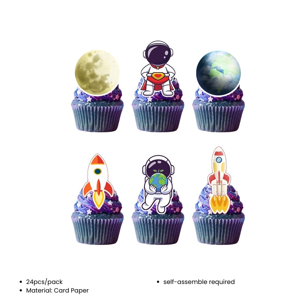 New Edition Space Astronaut Theme Tableware Banner for Birthday Partie Celebration