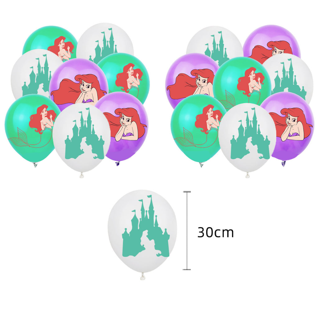 Mermaid Birthday Decoration Pack for party event celebration Ariel Mermaid Under The Sea set