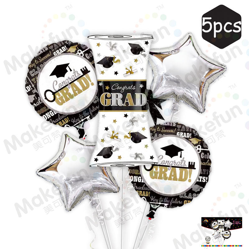 Graduation Bouquet Set - White
