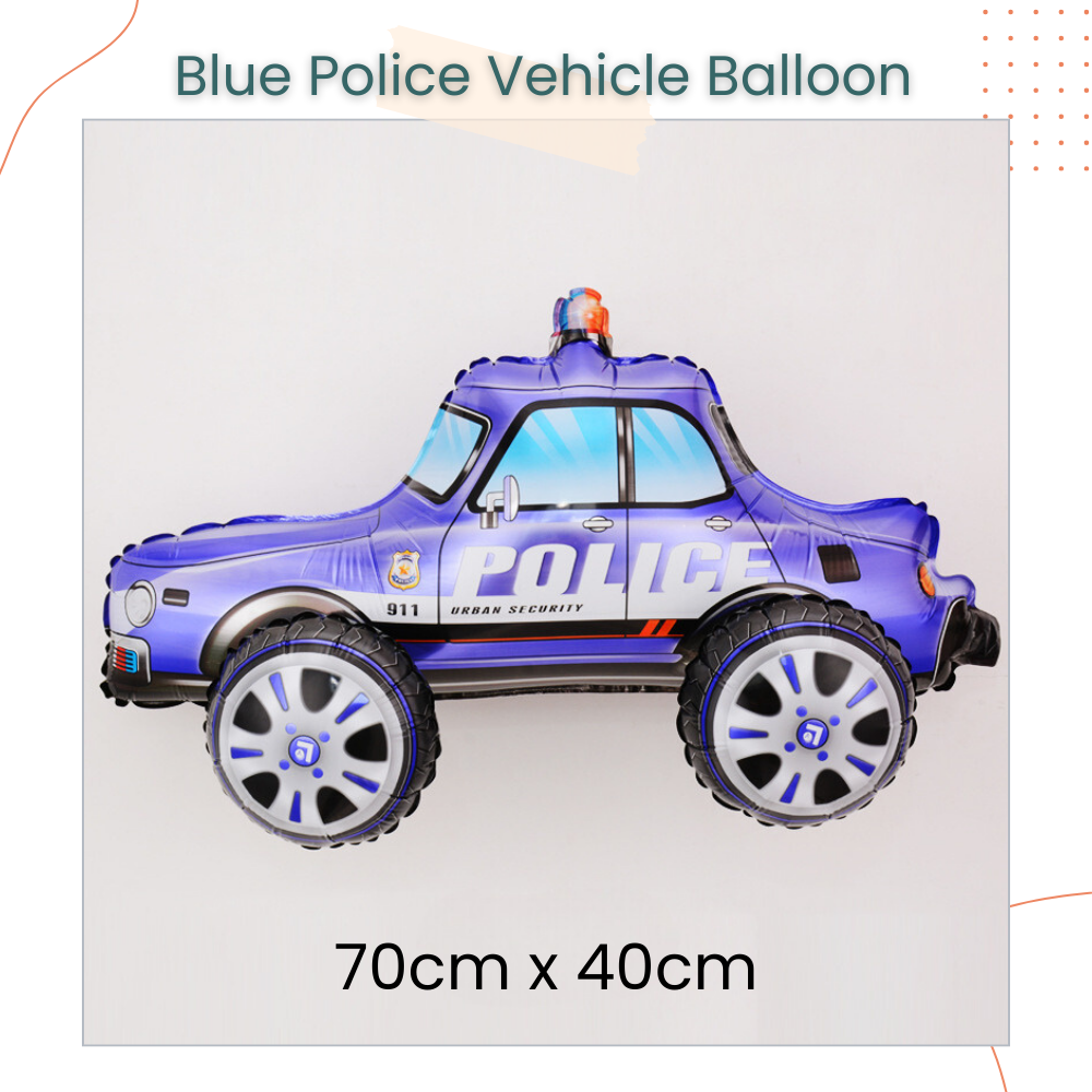 Racing Theme Standing Transportation Vehicle Foil Balloon Decoration
