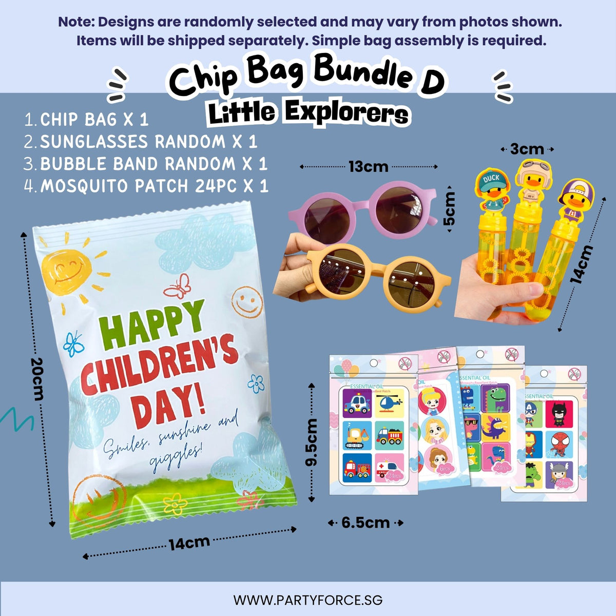 Children’s Day Chip Bag Bundle D – Little Explorers