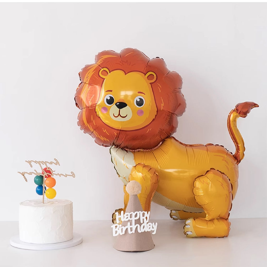 4D Standing Unicorn Animal Dinosaur Foil Balloon Individual