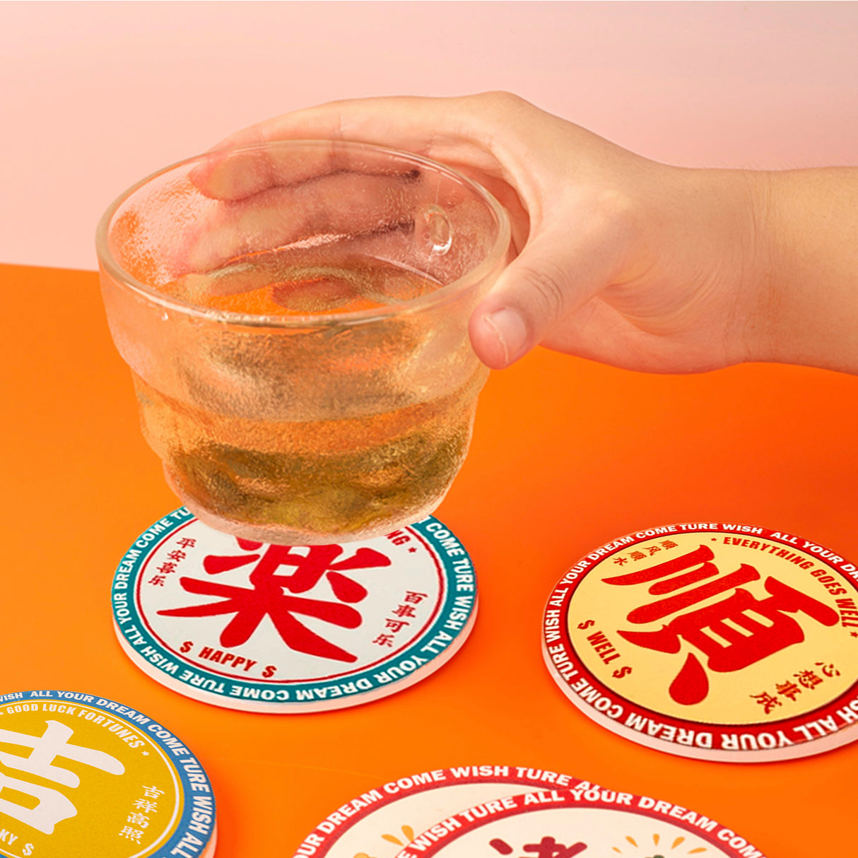 Luck Coaster Lucky Money Well Happy Phrase