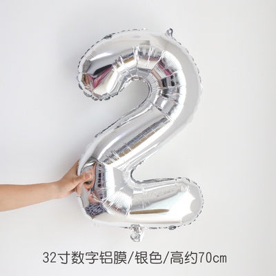 All 32inch Number Balloon No Helium 32 inch Number Balloon