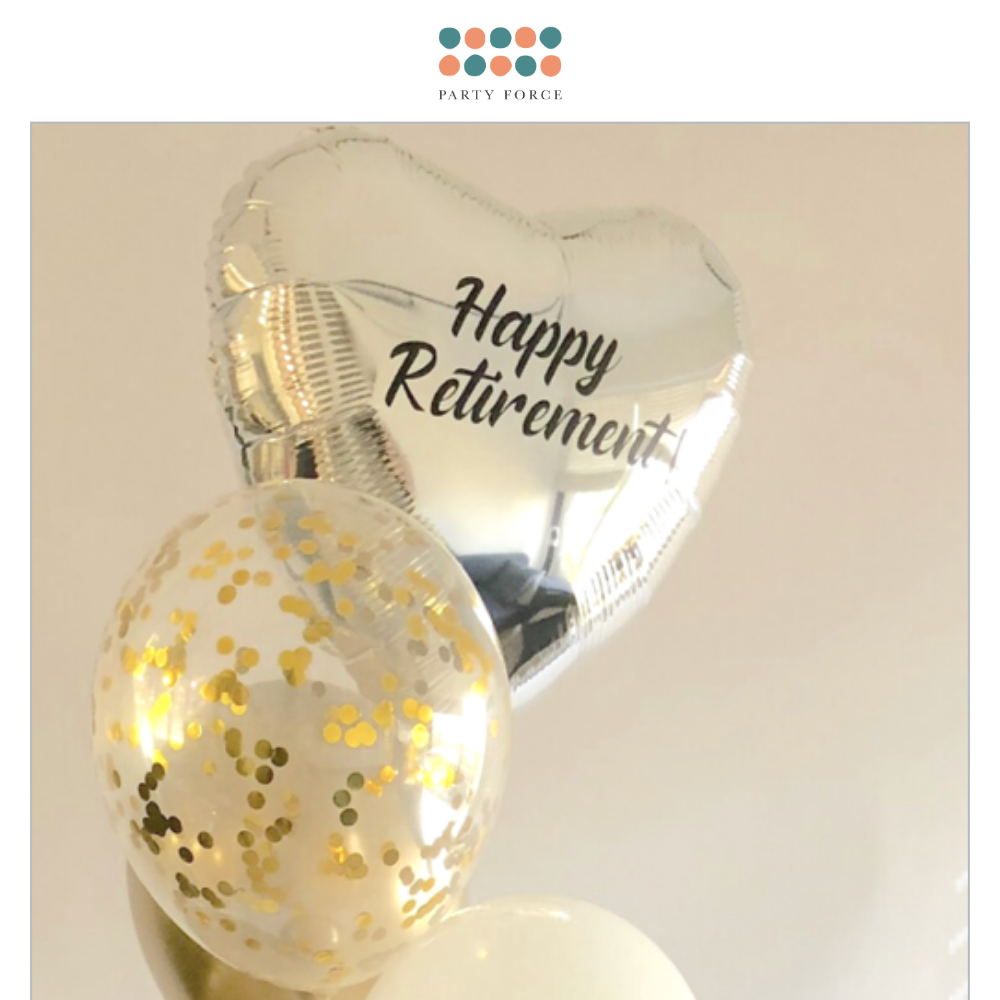 Custom Text Vinyl Sticker (Balloon not included)