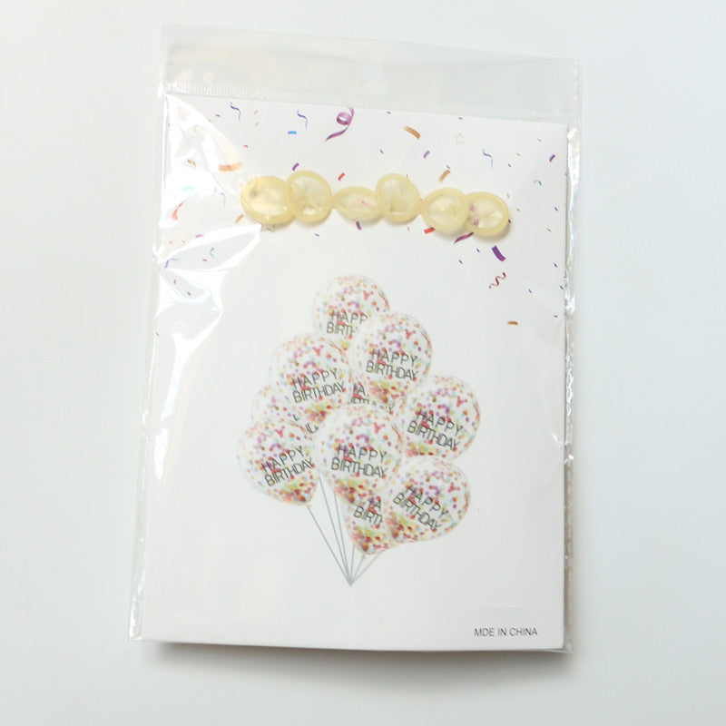 Happy Birthday Confetti Balloon 6pcs per Pack