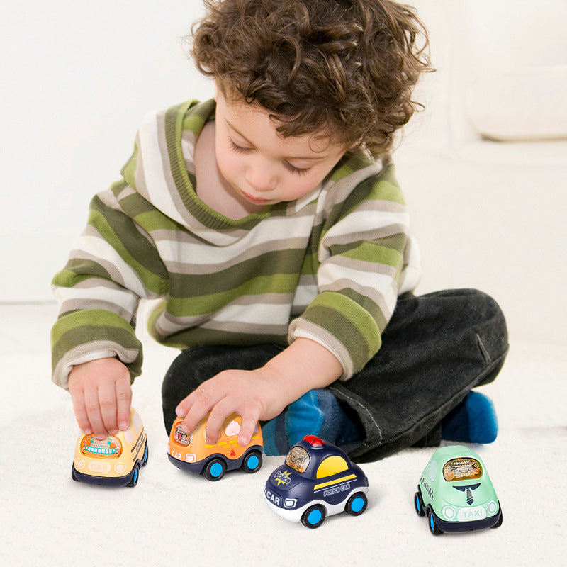 Friction-Powered Inertia Vehicle Toys (7pcs/set)