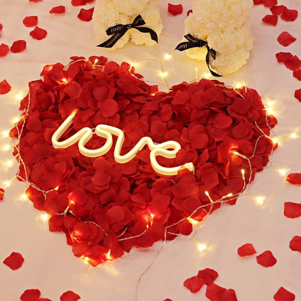 Artificial Rose Petal Dried Flower Proposal Petal ROM Wedding Balloon Solemnization Fake Flower Party Décor