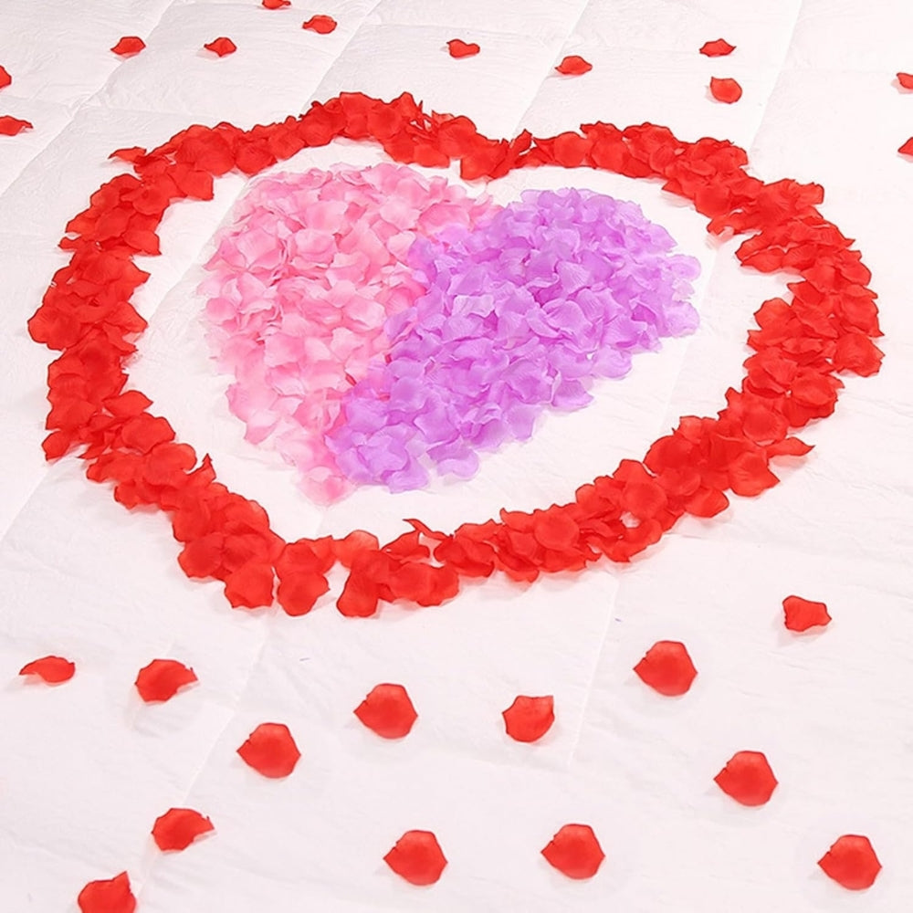 Artificial Rose Petal Dried Flower Proposal Petal ROM Wedding Balloon Solemnization Fake Flower Party Décor