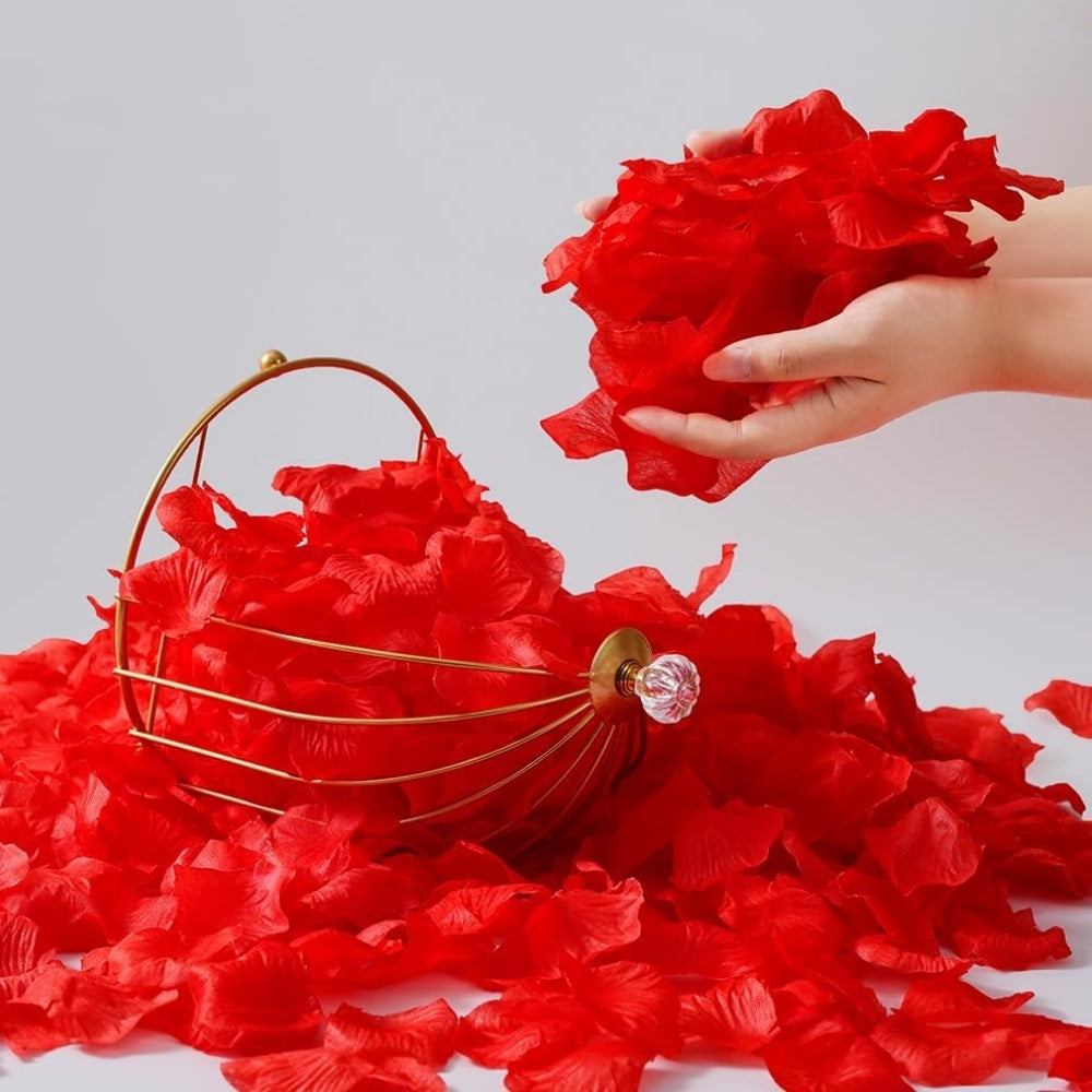 Artificial Rose Petal Dried Flower Proposal Petal ROM Wedding Balloon Solemnization Fake Flower Party Décor