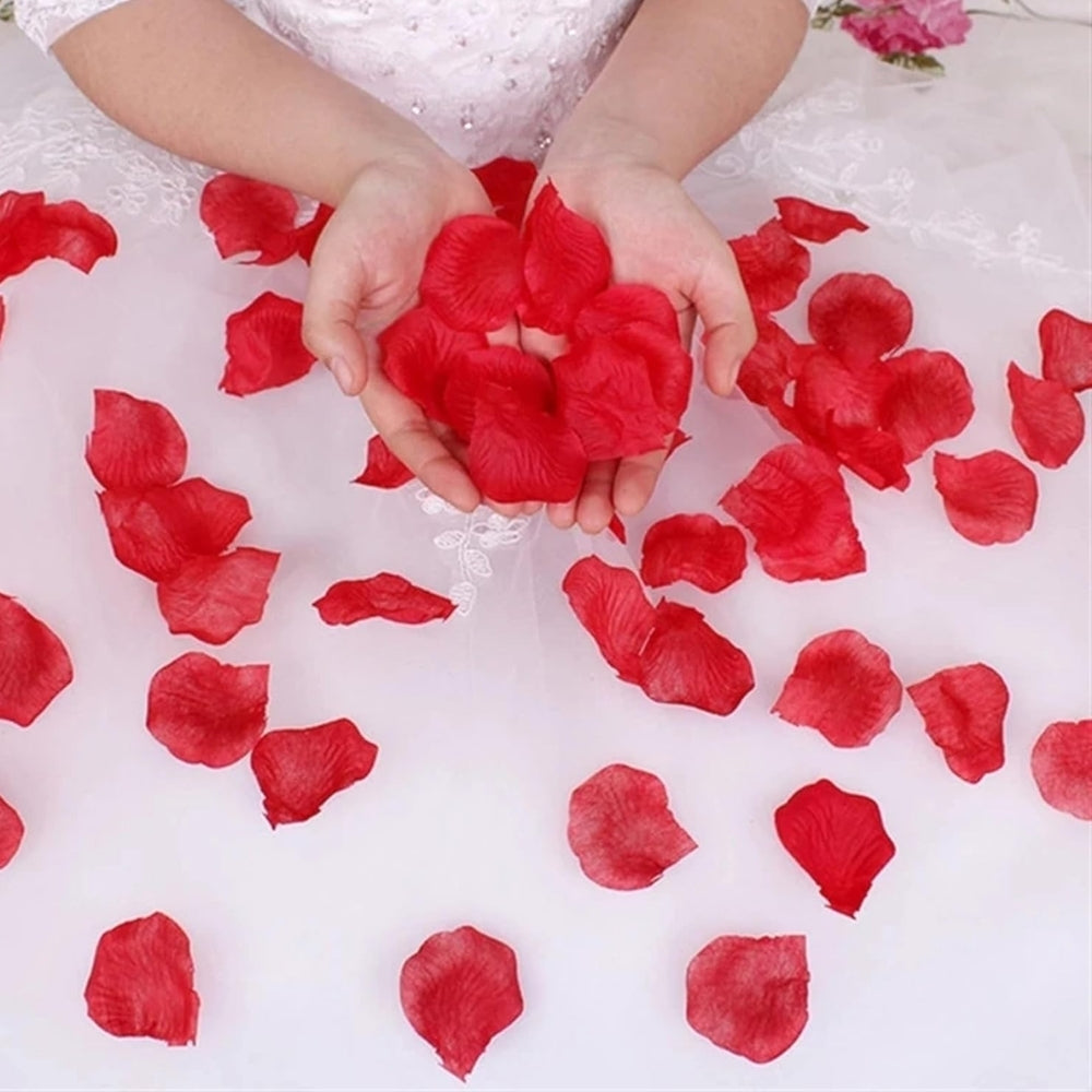 Artificial Rose Petal Dried Flower Proposal Petal ROM Wedding Balloon Solemnization Fake Flower Party Décor