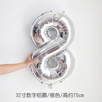 All 32inch Number Balloon No Helium 32 inch Number Balloon