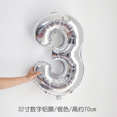 All 32inch Number Balloon No Helium 32 inch Number Balloon