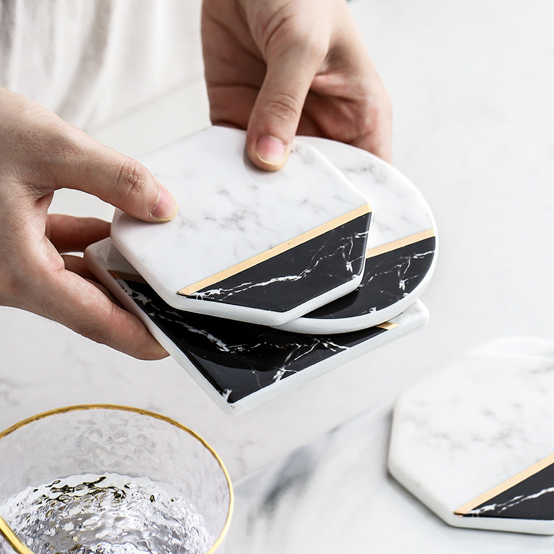 Modern Marble Shaped Coaster