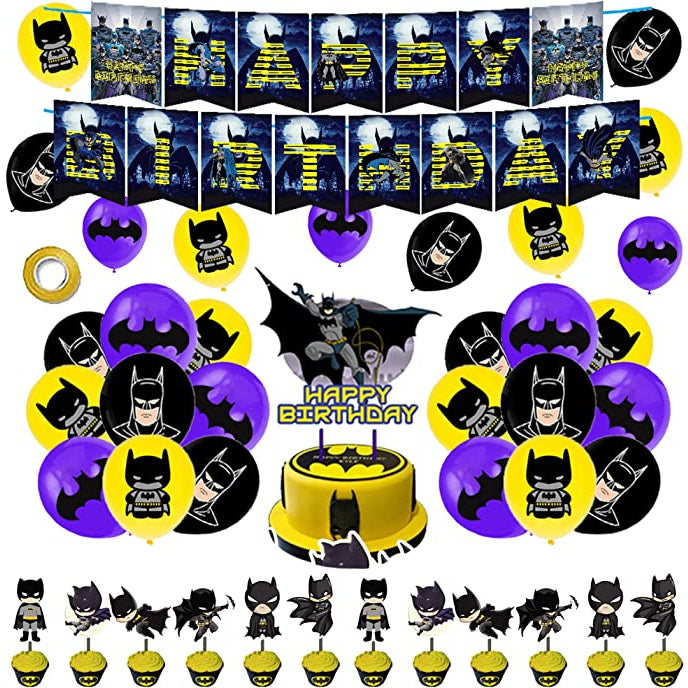 Batman Balloon Birthday Set 1