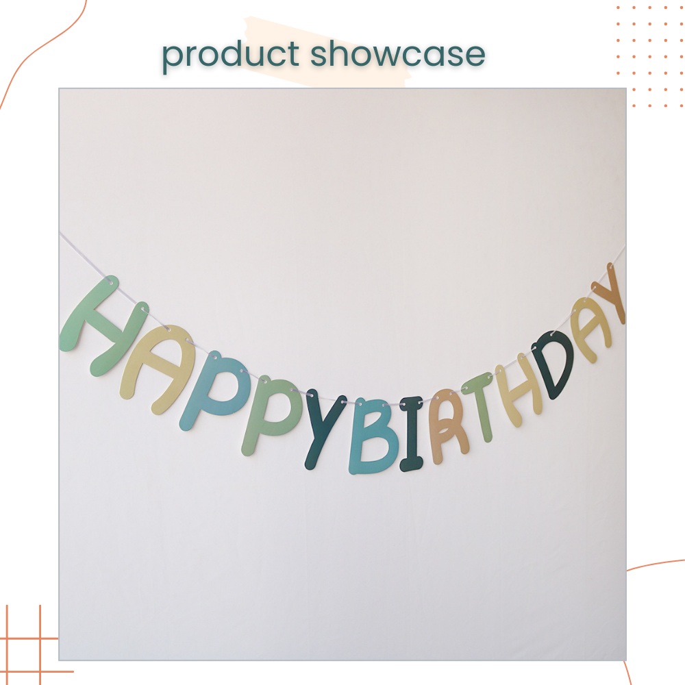 Morandi Transport Vehicle Car Banner Happy Birthday Party Decoration