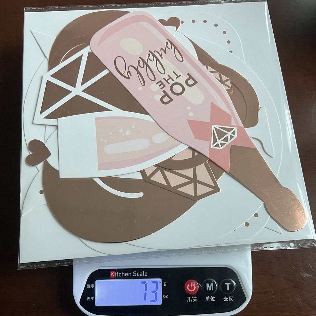 New Premium Rose Gold Bride To Be Photo Props