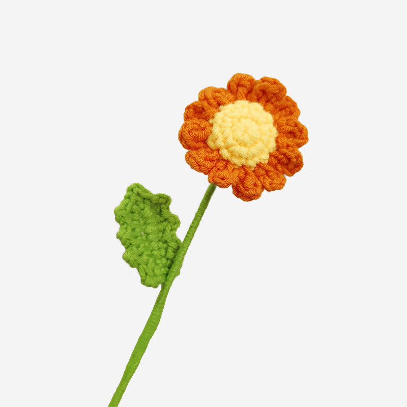 Knitted Woven Chamomile Handmade Flower