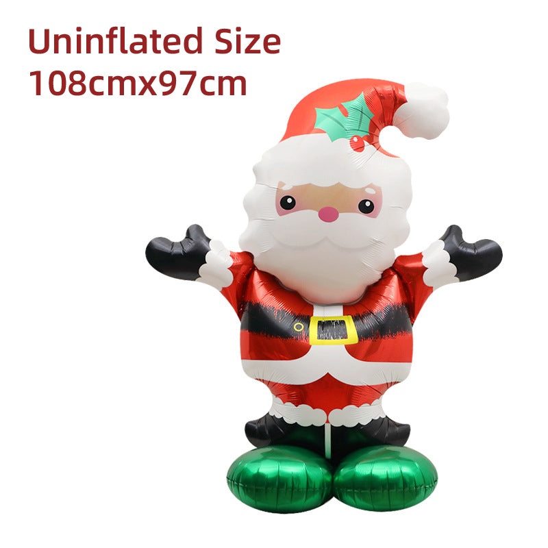 Christmas 3D Cartoon Oversized Foil Balloon