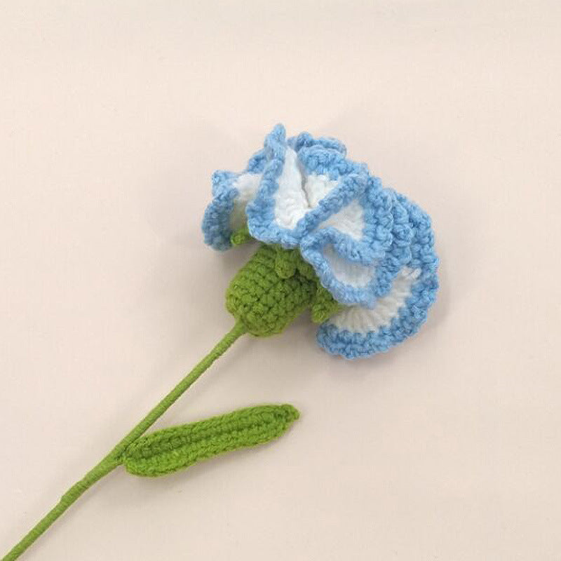 Knitted Woven Carnation Handmade Flower