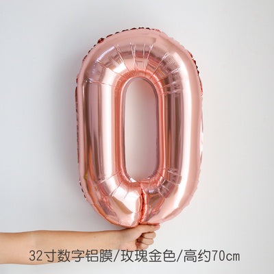 All 32inch Number Balloon No Helium 32 inch Number Balloon
