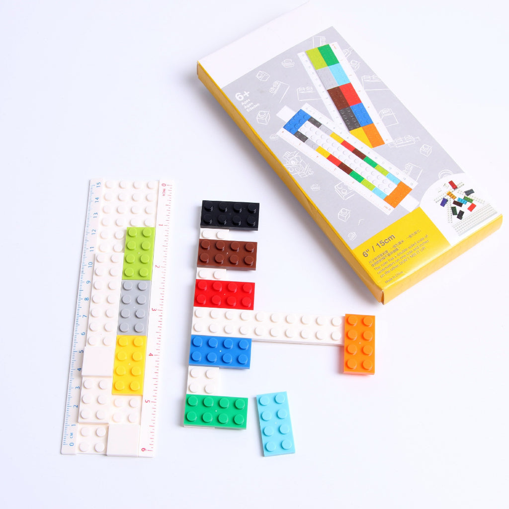 Building Bricks Ruler 15cm 30cm Stationery
