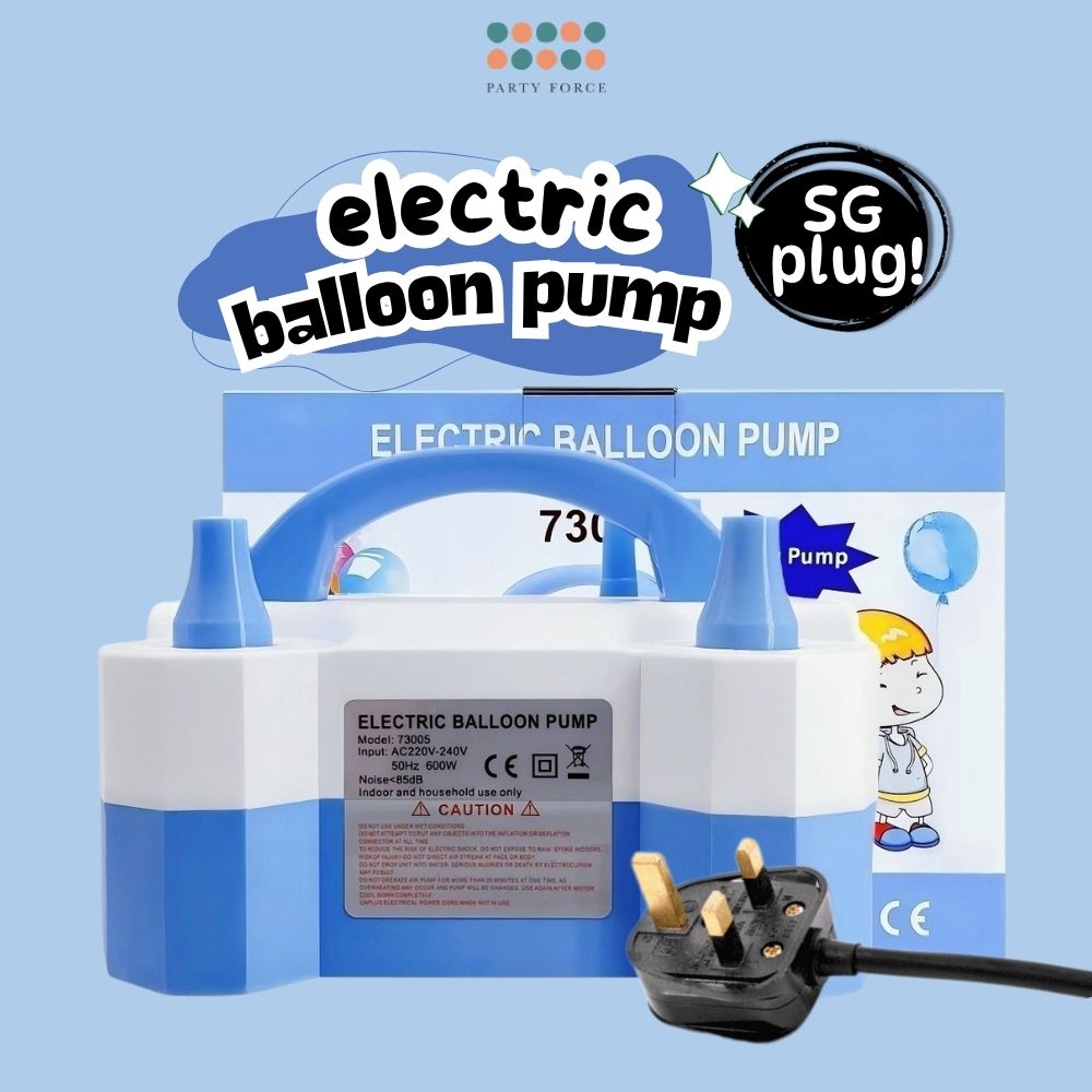 Electric Balloon Pump with Twin Nozzle (Not Helium Tank gas)