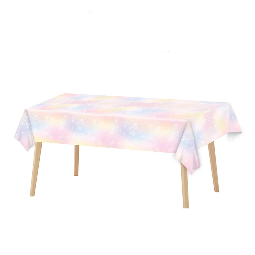 Iridescence Rainbow Disposable Table Cloth