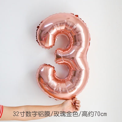 All 32inch Number Balloon No Helium 32 inch Number Balloon