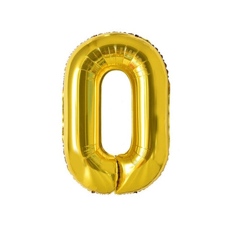 32 inch Gold Number Foil Balloon
