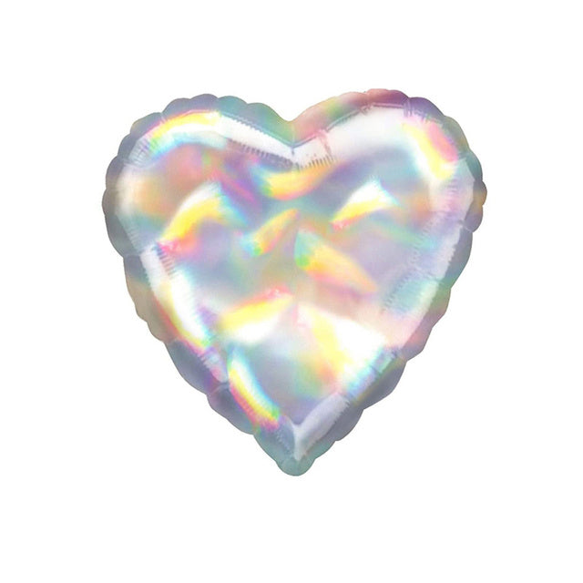 18 inch Laser Iridescent Shape Foil Balloon