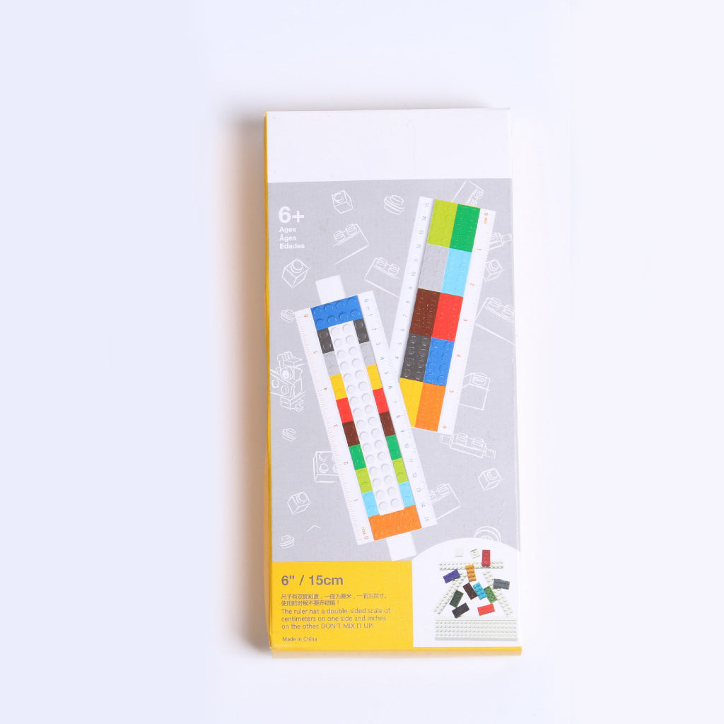 Building Bricks Ruler 15cm 30cm Stationery