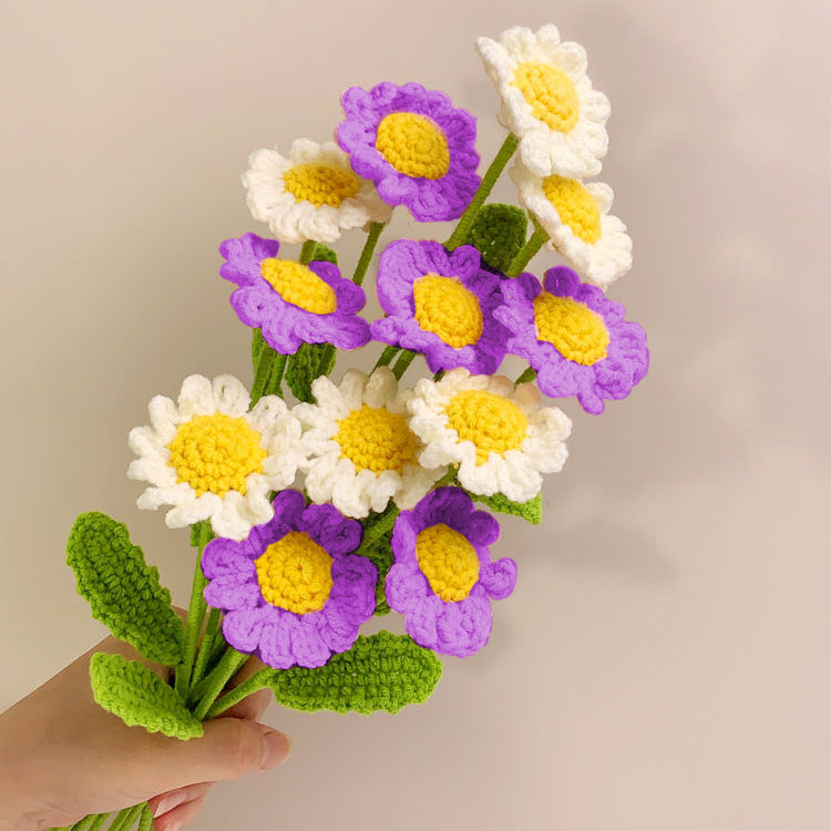 Knitted Woven Chamomile Handmade Flower