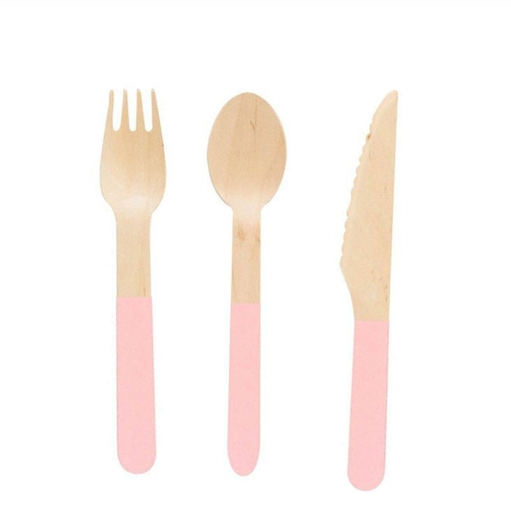 Disposable plates, cups, fork & spoons for parties - Candy Pastel Colour