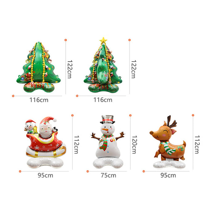 Christmas 3D Cartoon Oversized Foil Balloon