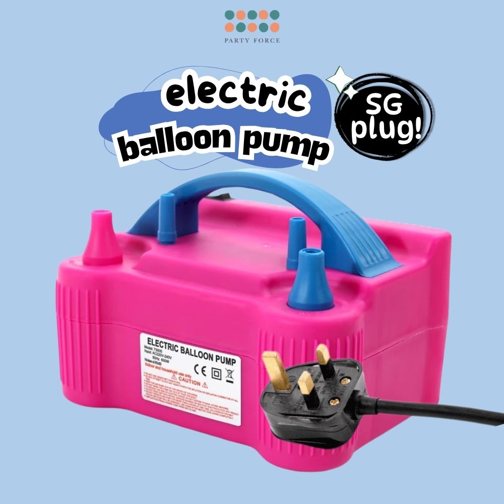 Electric Balloon Pump with Twin Nozzle (Not Helium Tank gas)