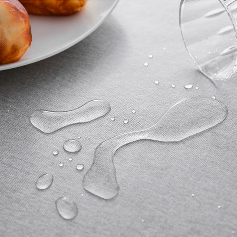 Japanese Style Cotton Linen Table Cloth - Beige