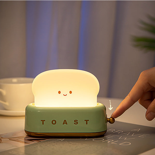 Toast Light Warm White LED Night Desk Lamp