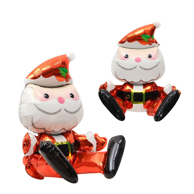 Christmas 3D Cartoon Oversized Foil Balloon