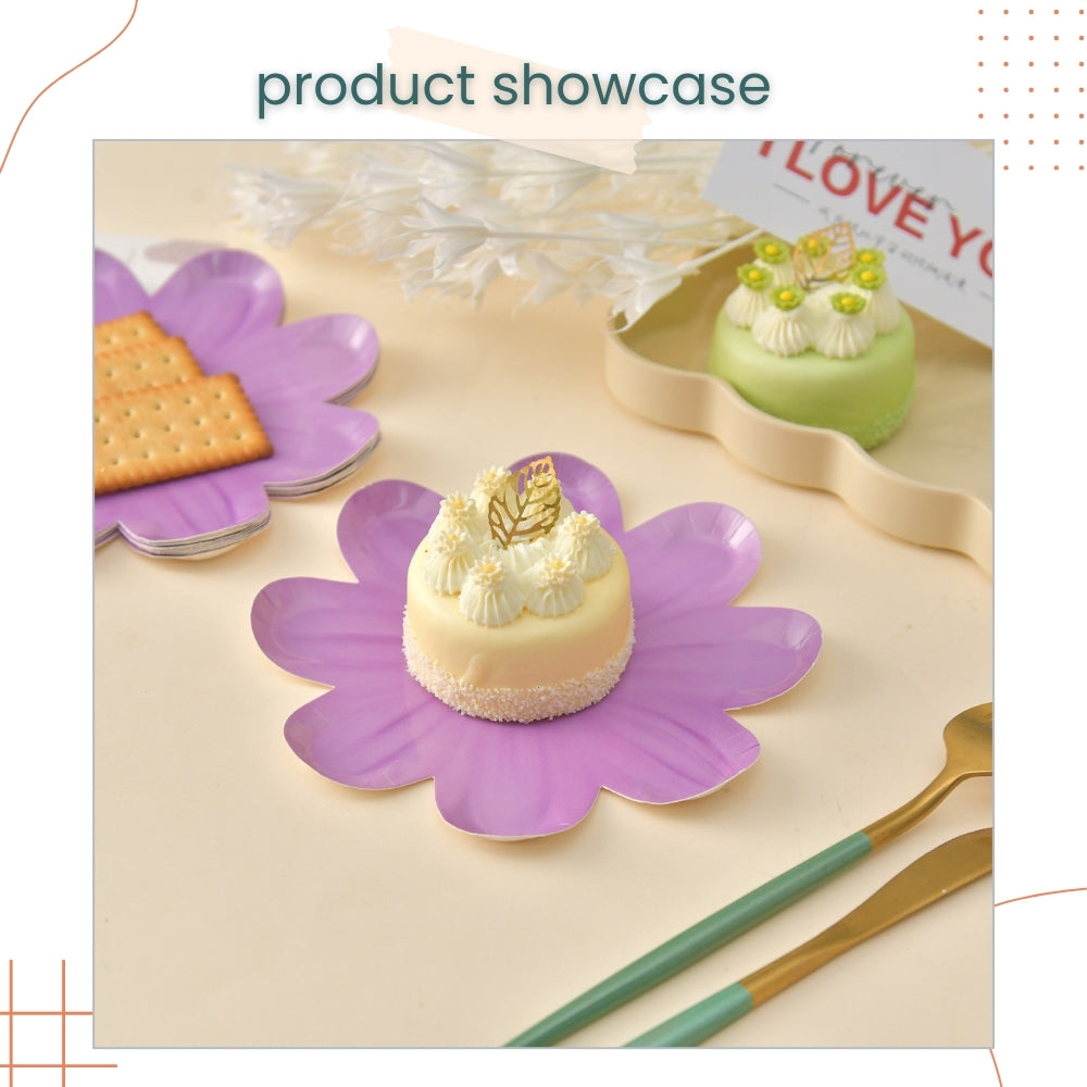 Colorful Rainbow Daisy Disposable Plates Napkins Tableware for Birthday Party