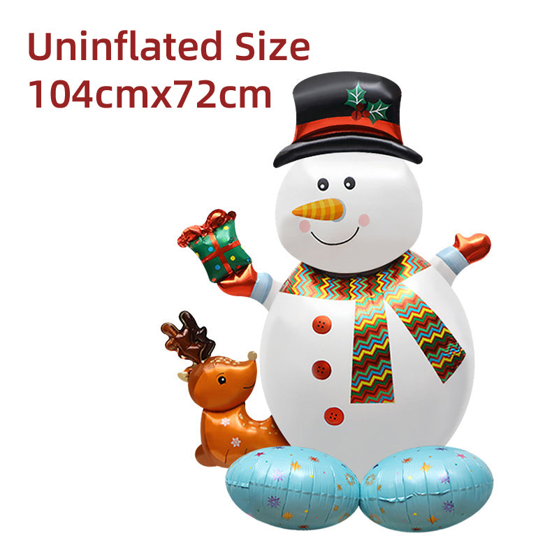 Christmas 3D Cartoon Oversized Foil Balloon