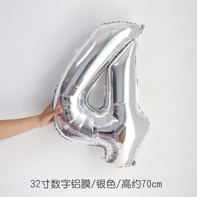 All 32inch Number Balloon No Helium 32 inch Number Balloon