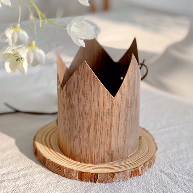 Wood Decorative Party Hat