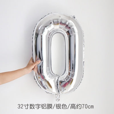 All 32inch Number Balloon No Helium 32 inch Number Balloon