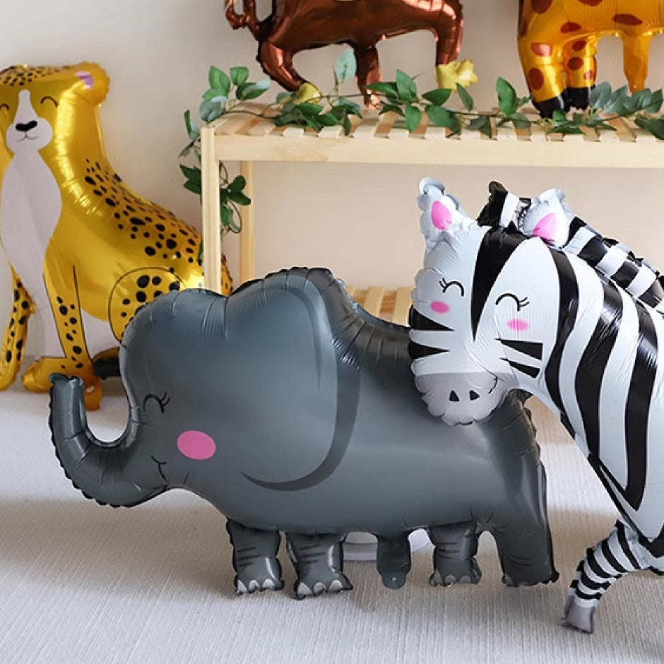 Large Jungle Safari Animal Foil Balloon Individual