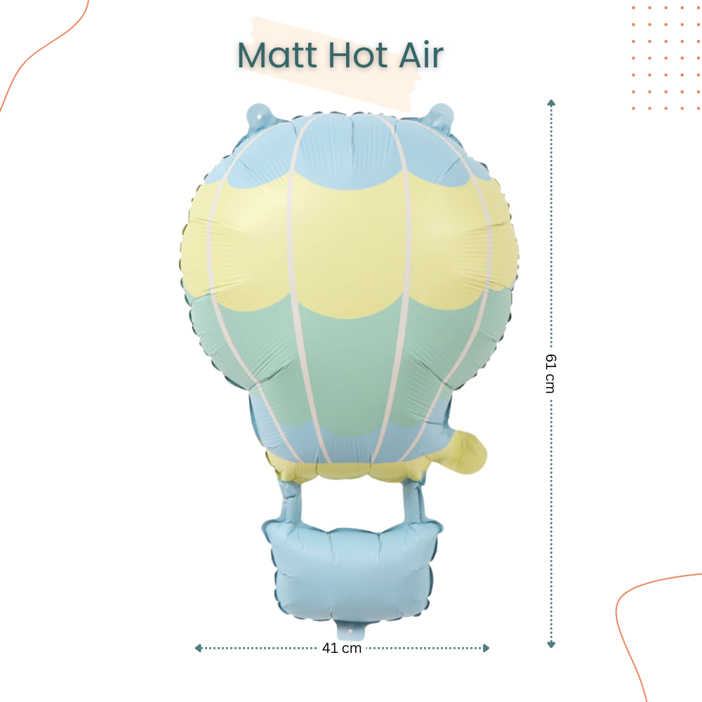 Premium Matt Finishing Airplane Car Rainbow Bear foil balloon for Birthday Decoration