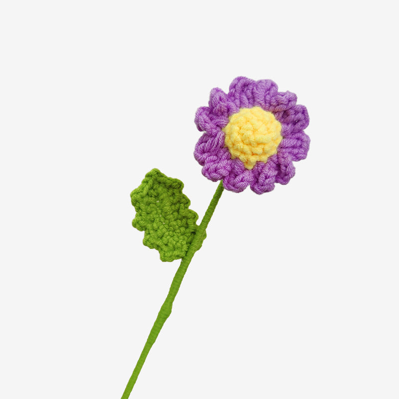 Knitted Woven Chamomile Handmade Flower