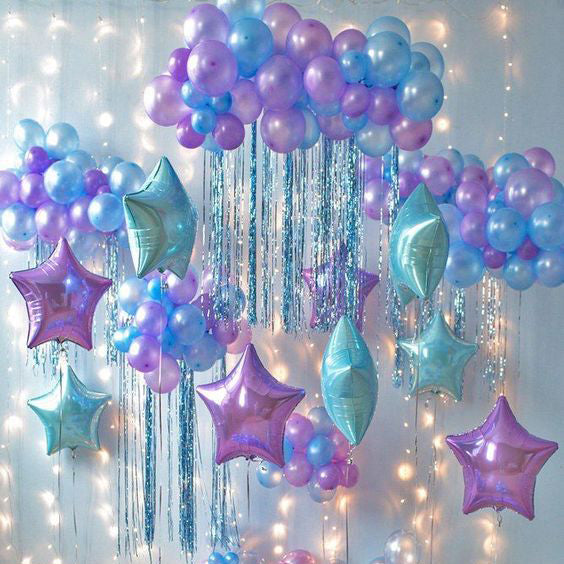 18 inch Laser Iridescent Shape Foil Balloon